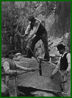 Some of the original quarrymen at Dinorwig